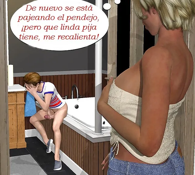 Madrasta putaza se coge al pendejo