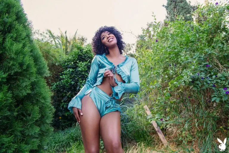 Misty Stone en Playboy (febrero 2021)