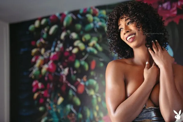 Misty Stone en Playboy (febrero 2021)