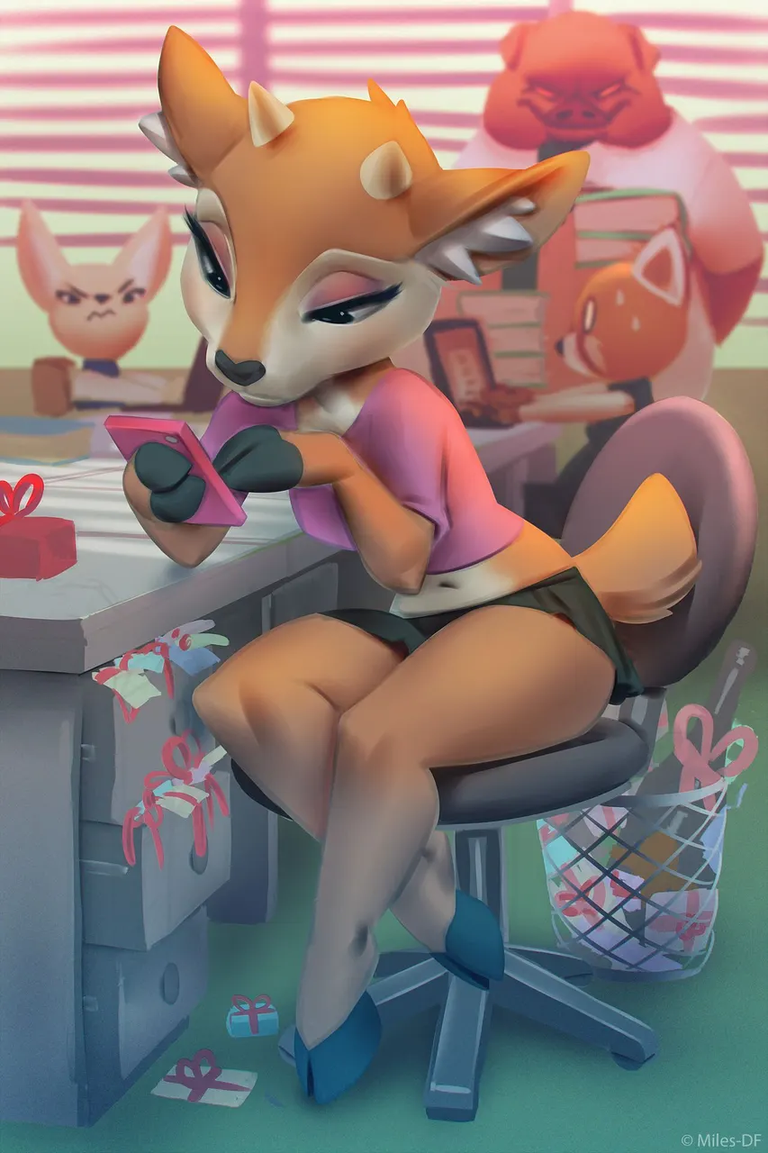[Furry] Miles DF - Aggretsuko
