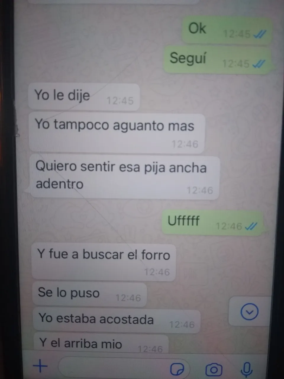 Mensajes Whatsapp cuckold