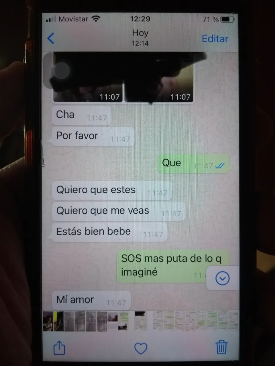 Mensajes Whatsapp cuckold