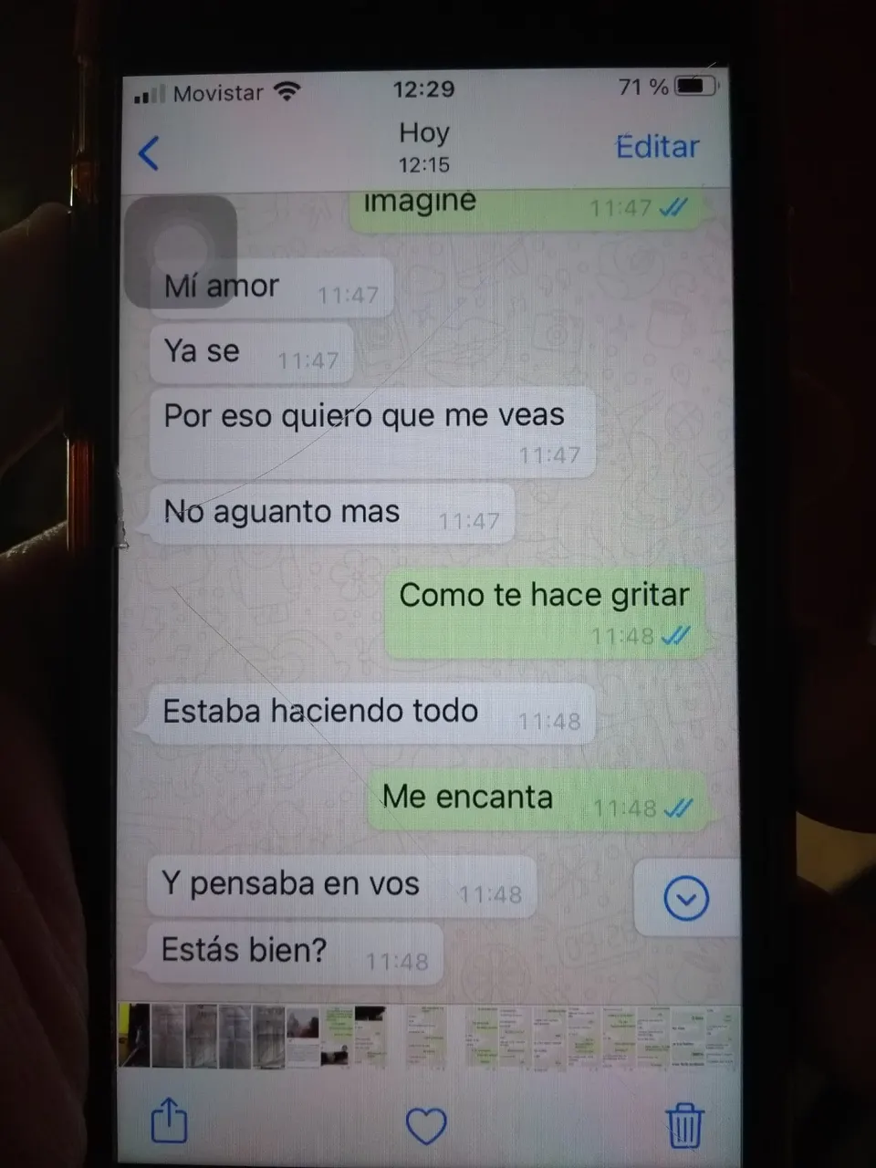 Mensajes Whatsapp cuckold