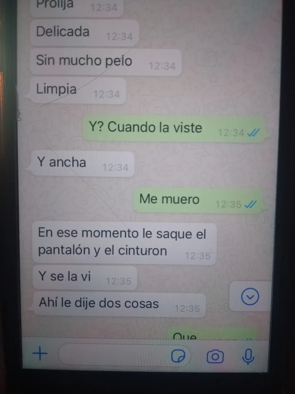 Mensajes Whatsapp cuckold