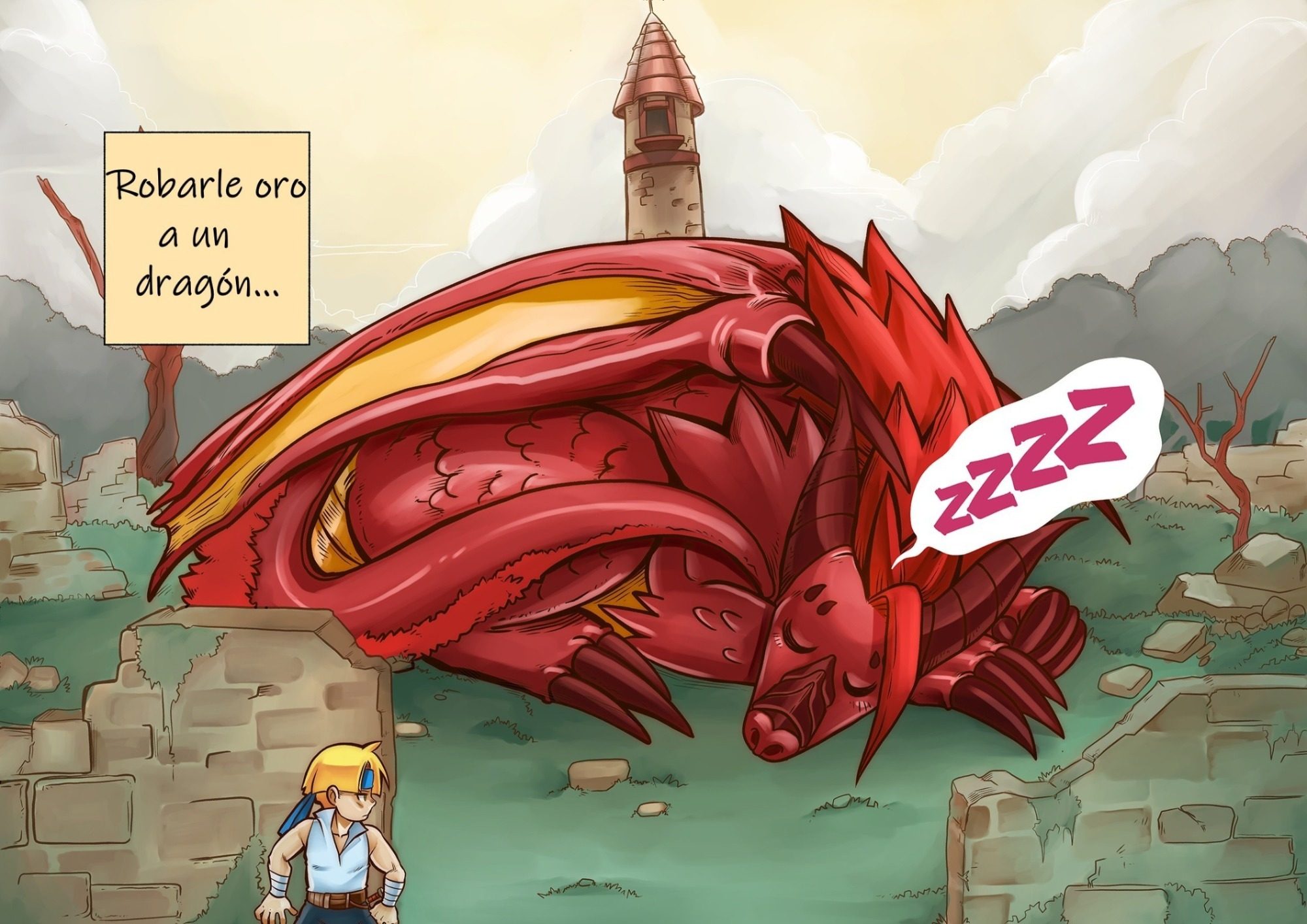 el ladron y la dragona