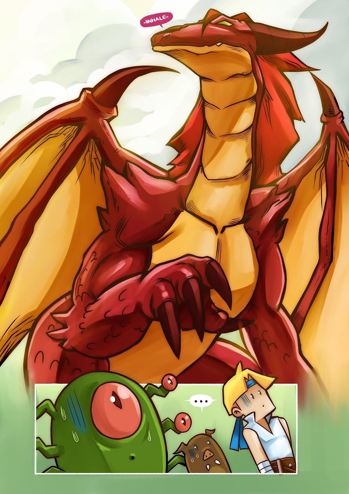 el ladron y la dragona