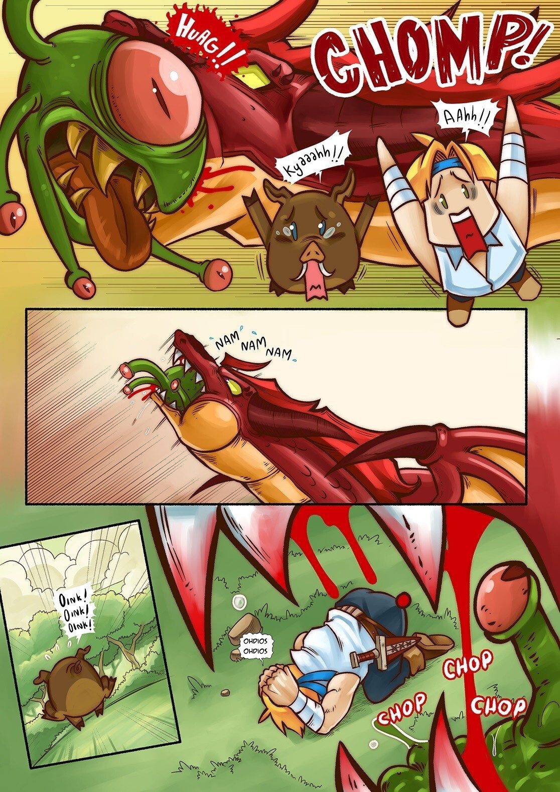 el ladron y la dragona