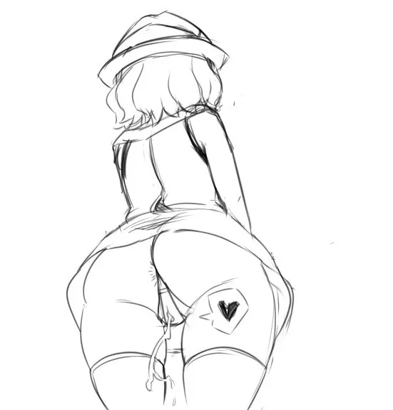 Visible anus #4