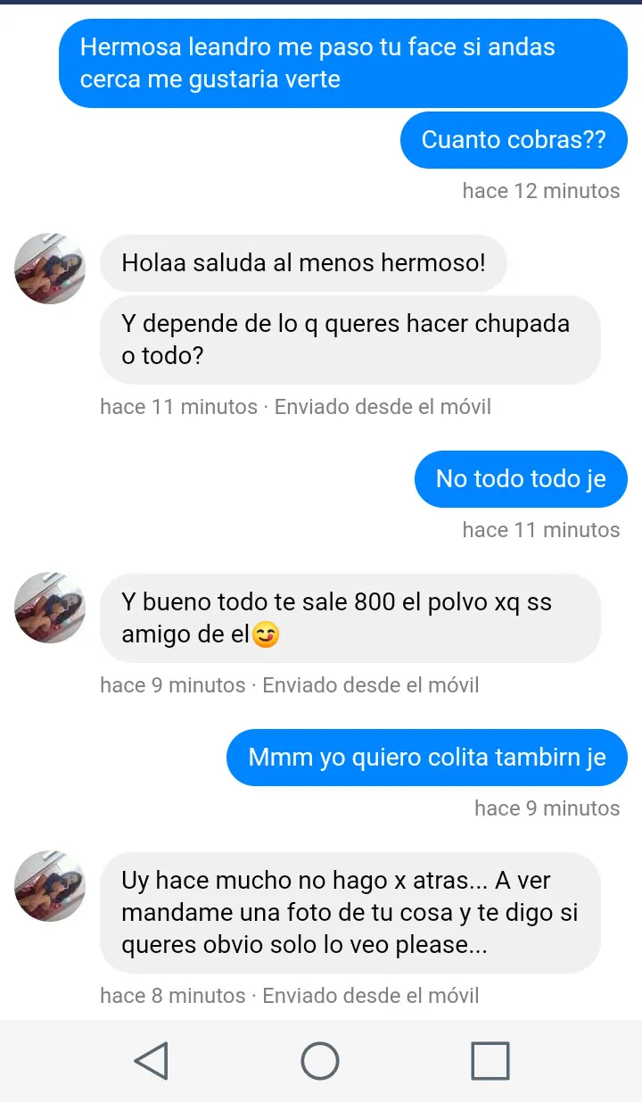 Le di x la cola a prosti de 19 añitos hermosa es
