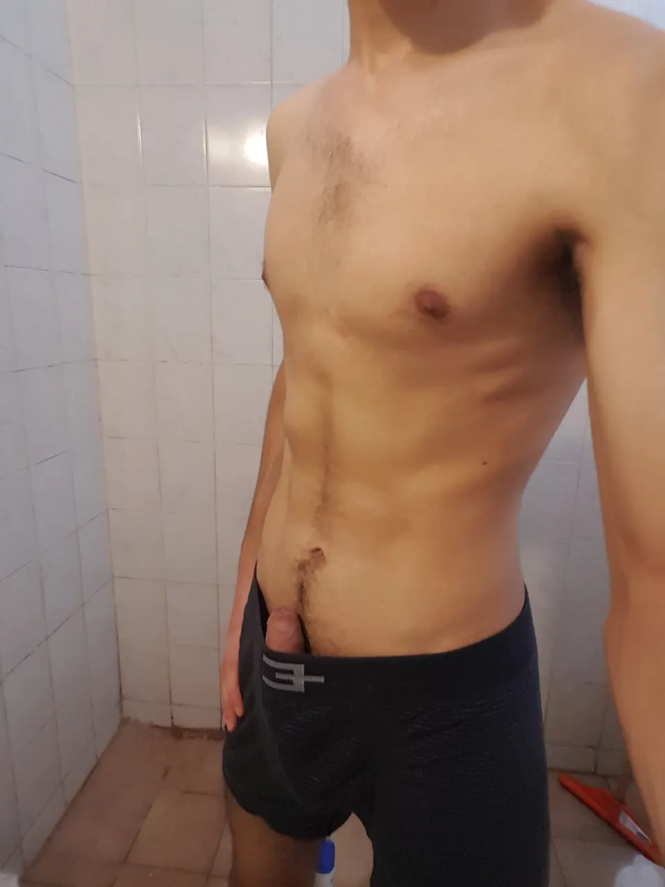 Un baño rápido