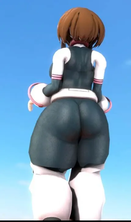 Uraraka La Tetona