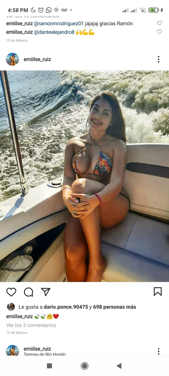 Santiagueña Emilse Ruiz alguien tiene algo