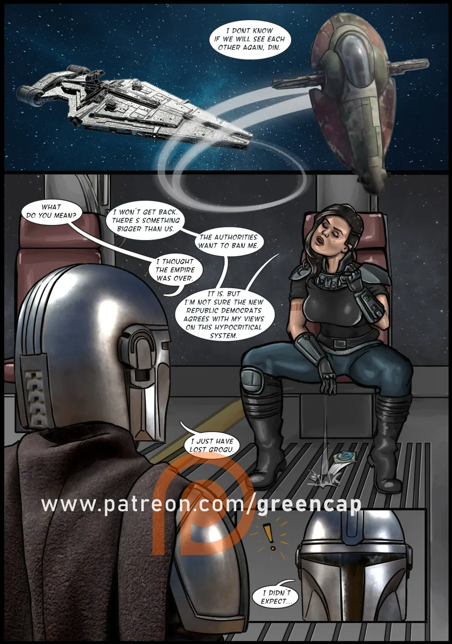 Comic propio- Cara Dune deja The Mandalorian