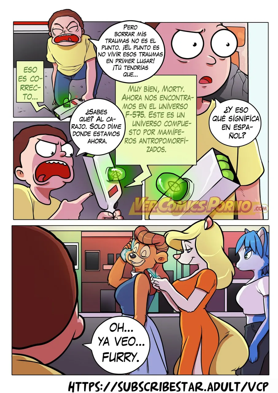 Rick &amp; Morty - Viaje de Placer 3 (Comic sin censura)