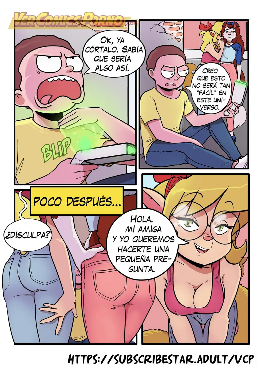 Rick &amp; Morty - Viaje de Placer 3 (Comic sin censura)