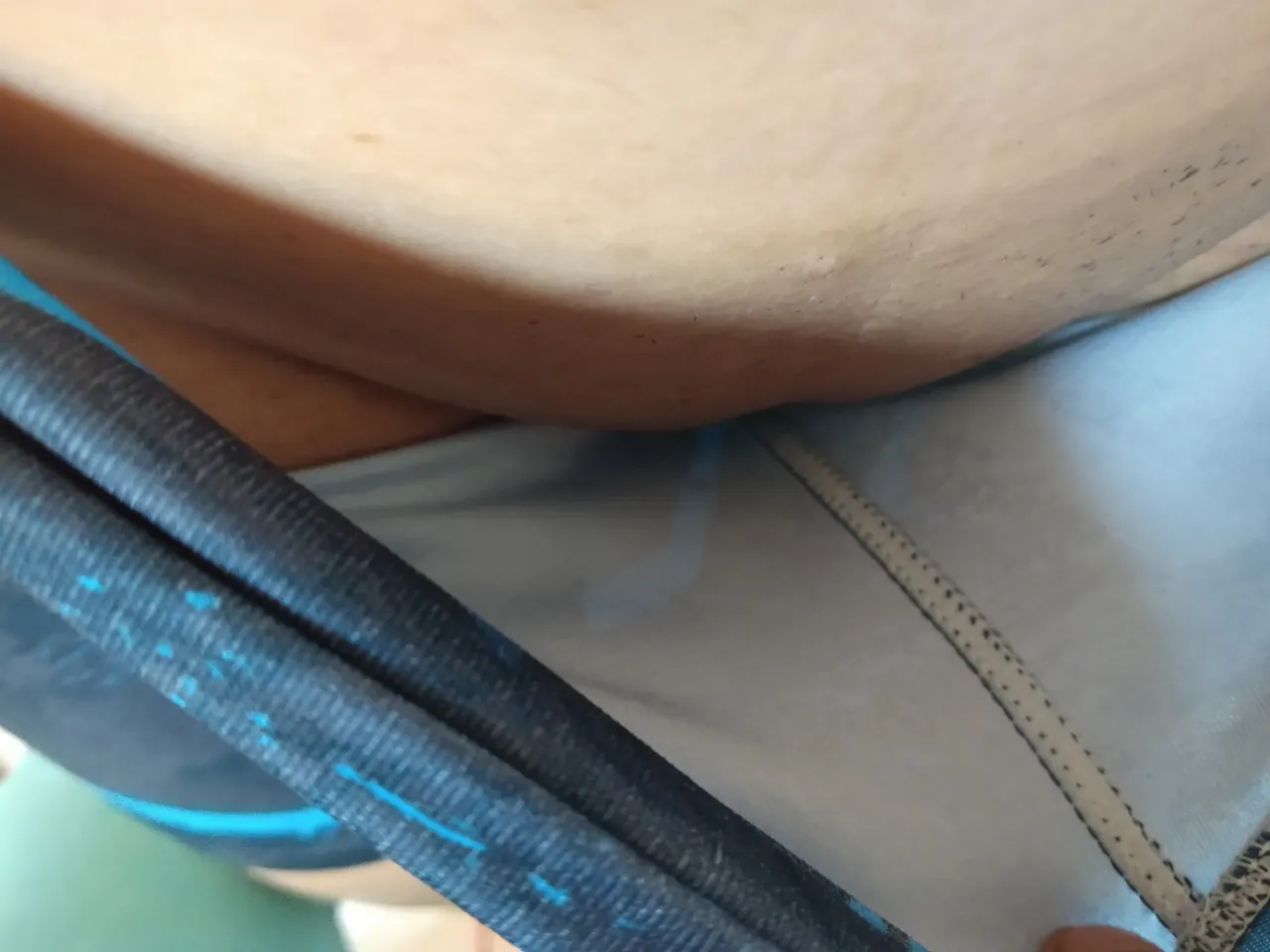 En calza y sin tanguita