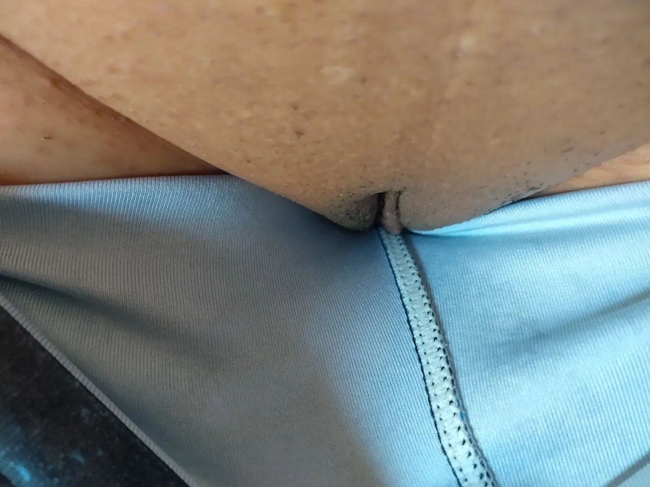 En calza y sin tanguita