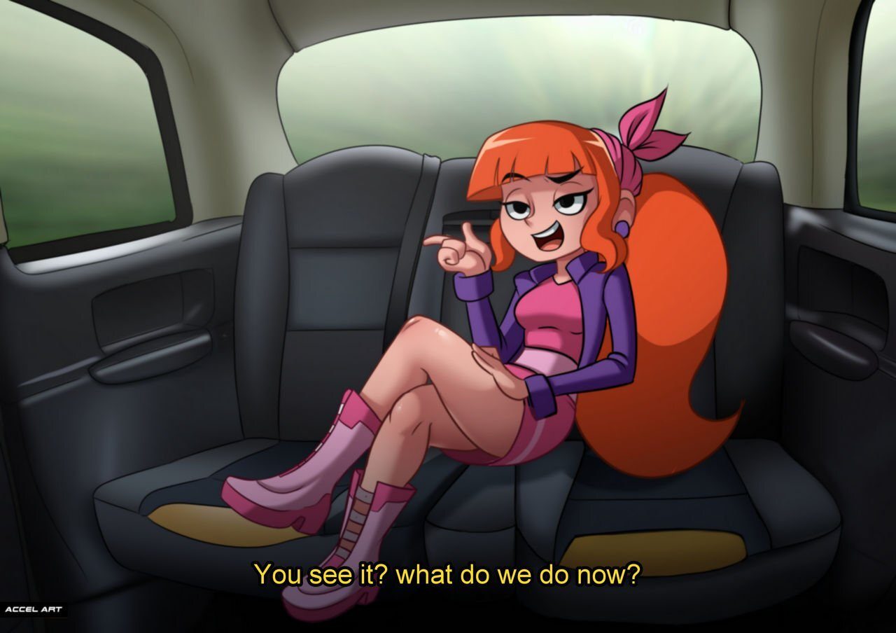 Teodora en el waifu taxi