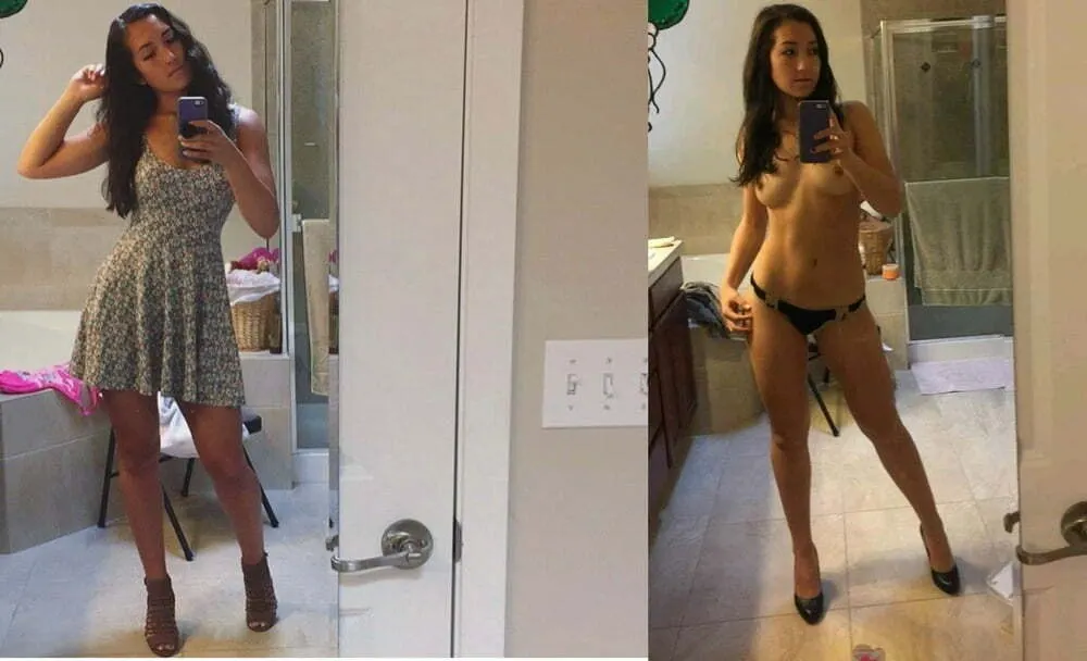 Vestida y desnuda