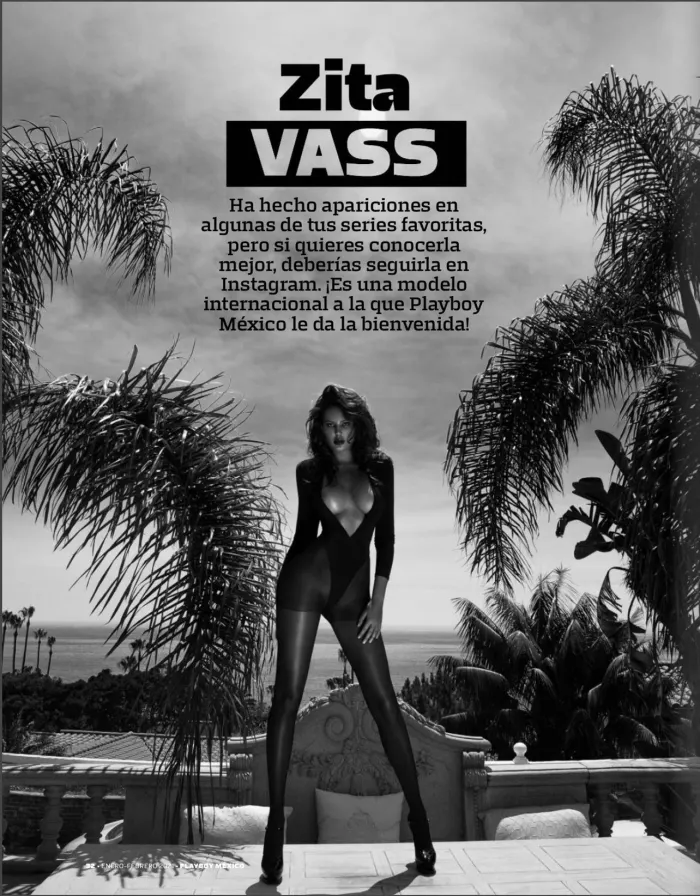 Zita Vass en Playboy (febrero 2021)