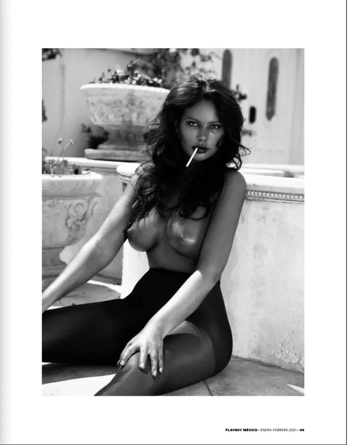 Zita Vass en Playboy (febrero 2021)