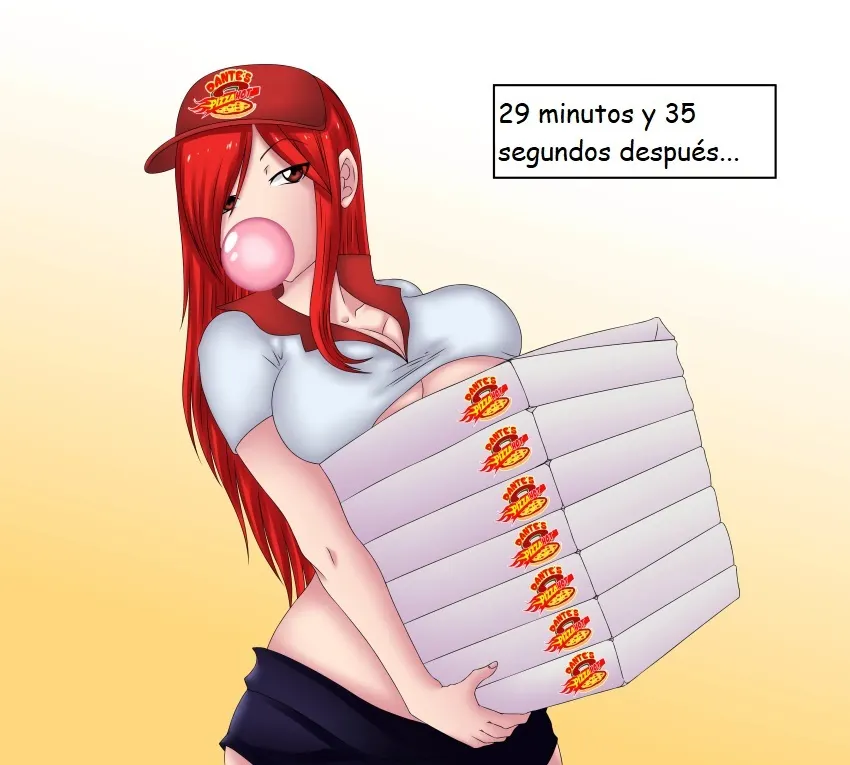Erza Scarlet comic porno español