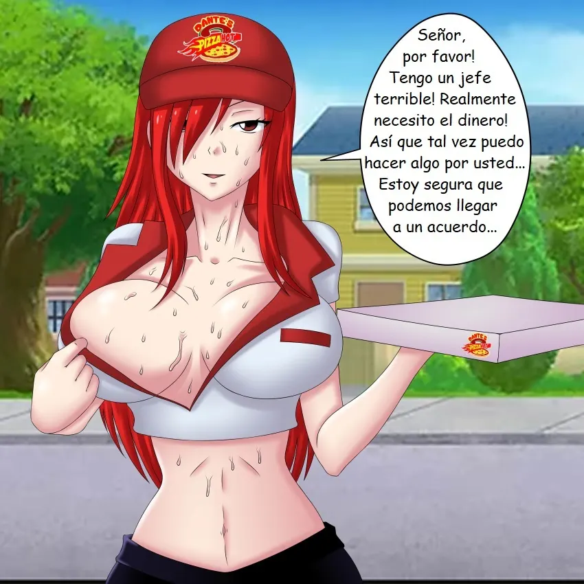 Erza Scarlet comic porno español