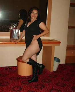 Una milf, calentita