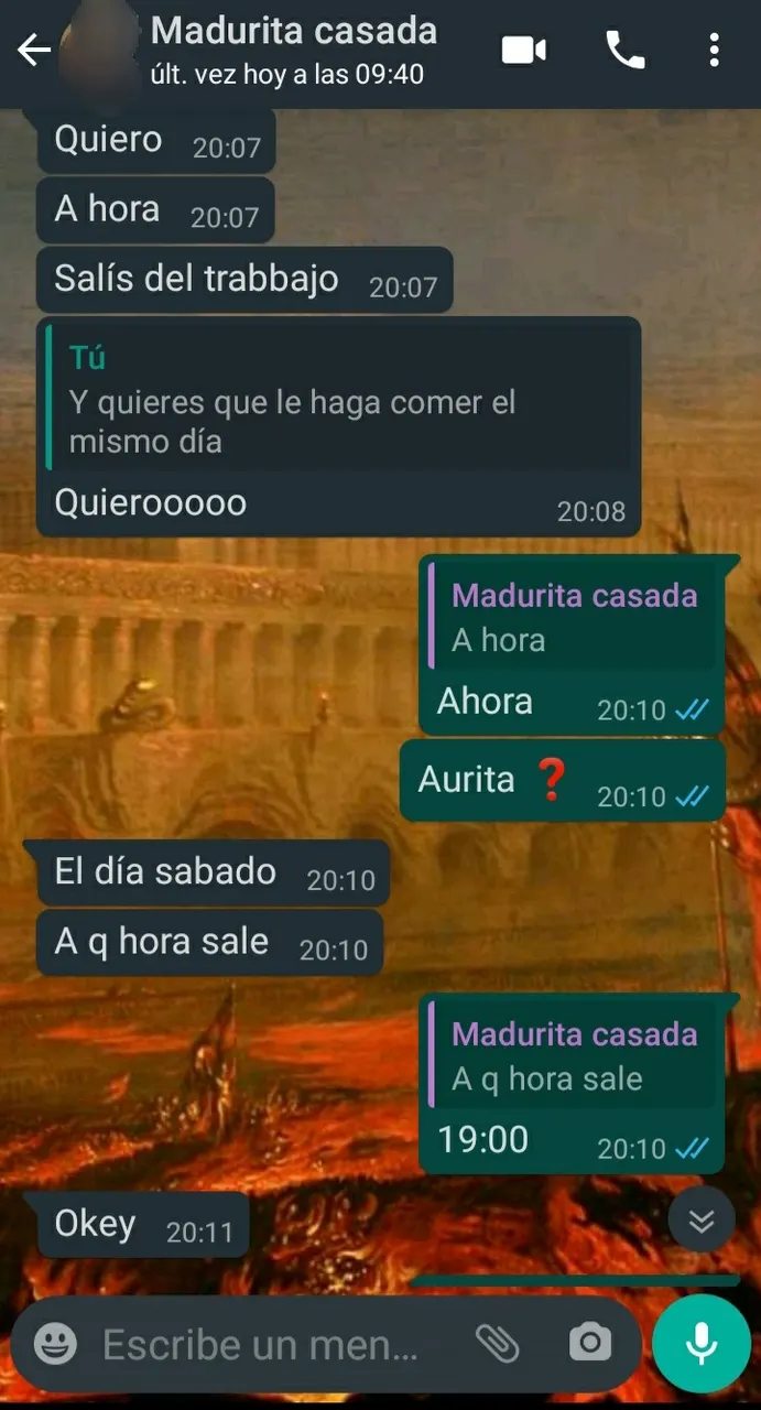 Cuando ella quiere mi pene hay que darle gusto satisfacción