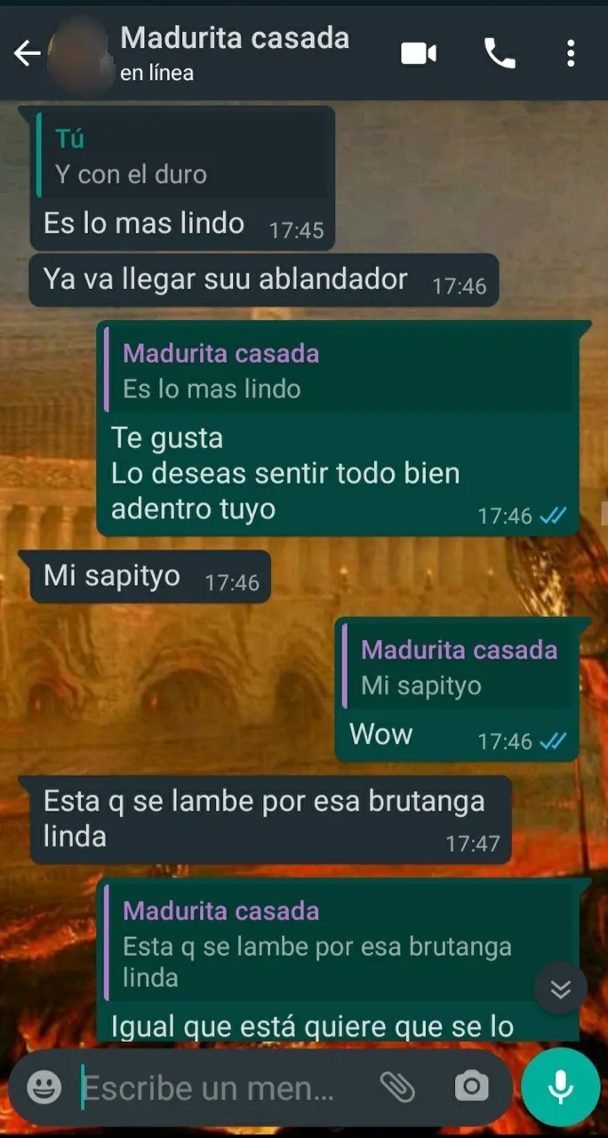 Cuando ella quiere mi pene hay que darle gusto satisfacción