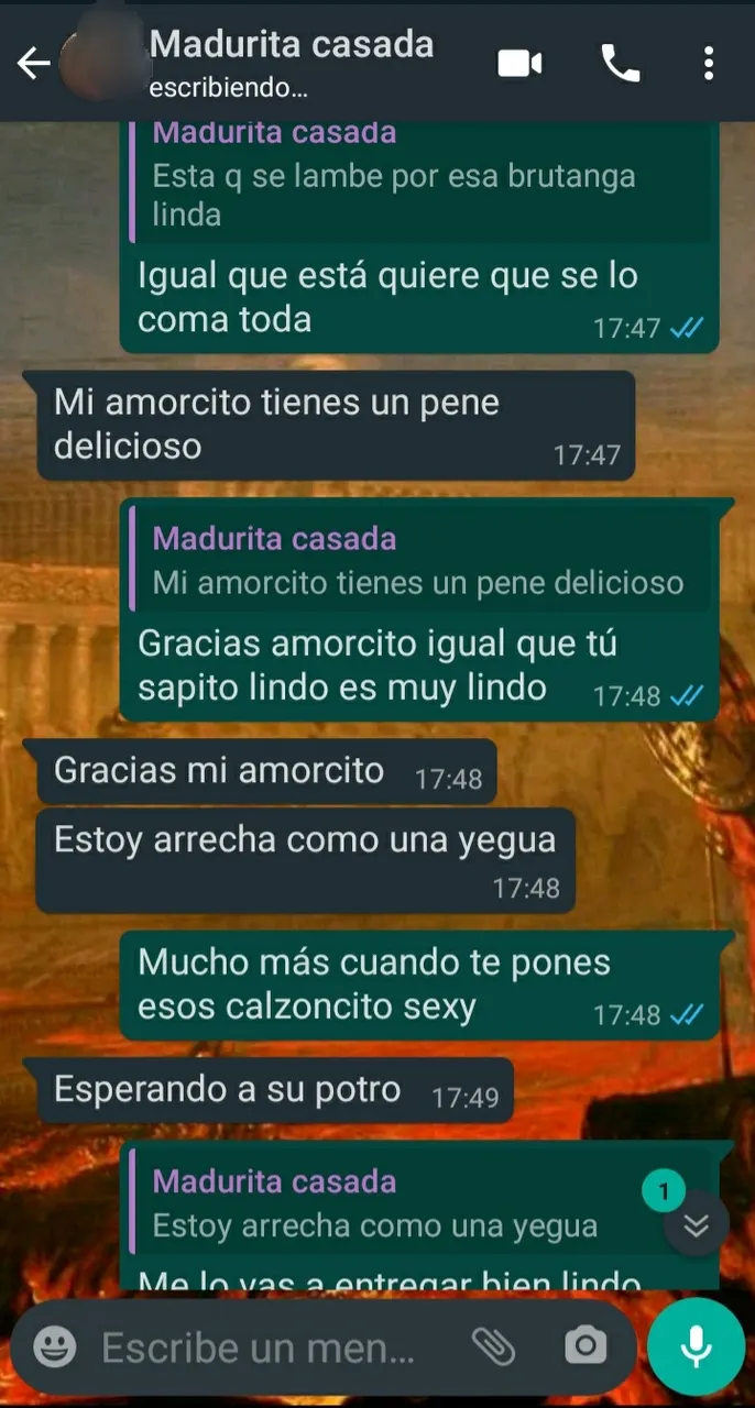 Cuando ella quiere mi pene hay que darle gusto satisfacción