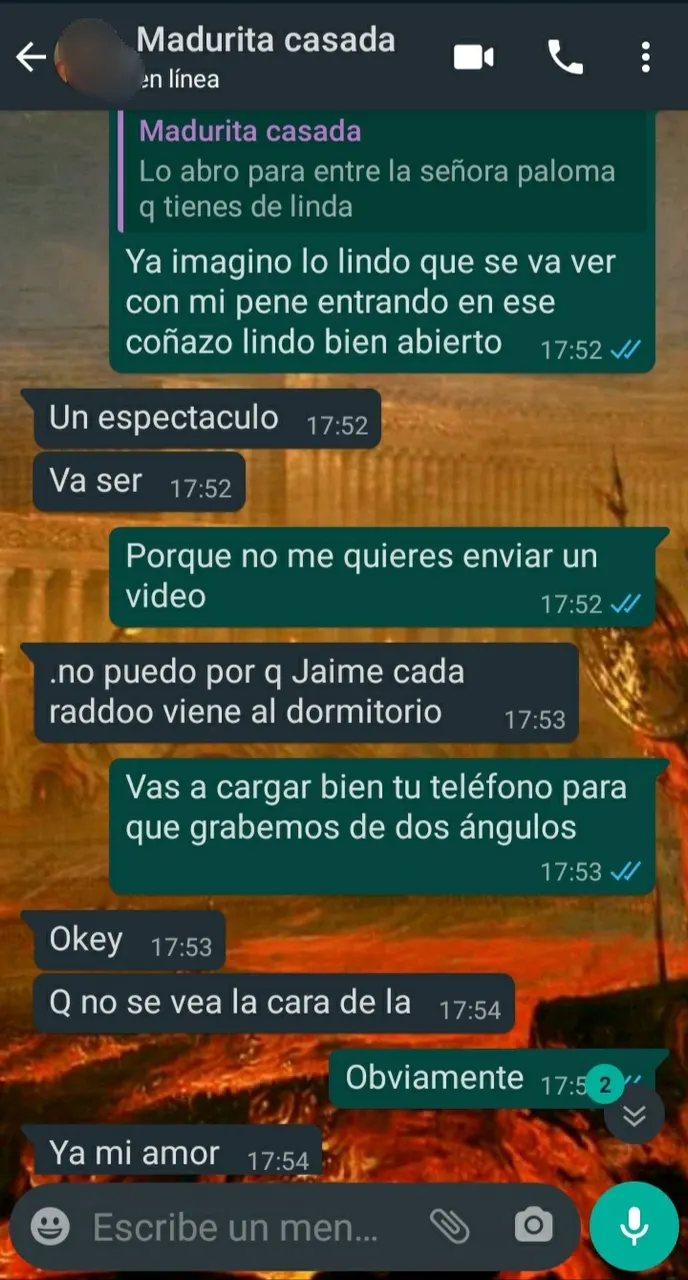 Cuando ella quiere mi pene hay que darle gusto satisfacción