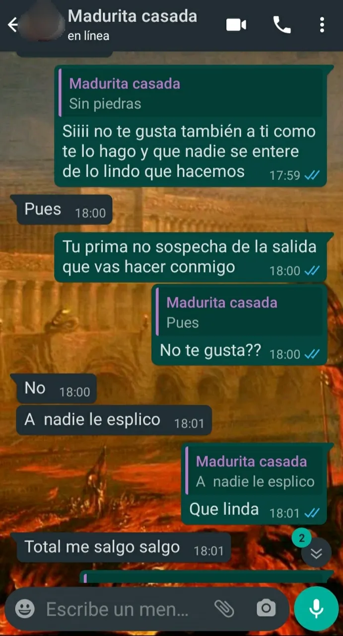 Cuando ella quiere mi pene hay que darle gusto satisfacción