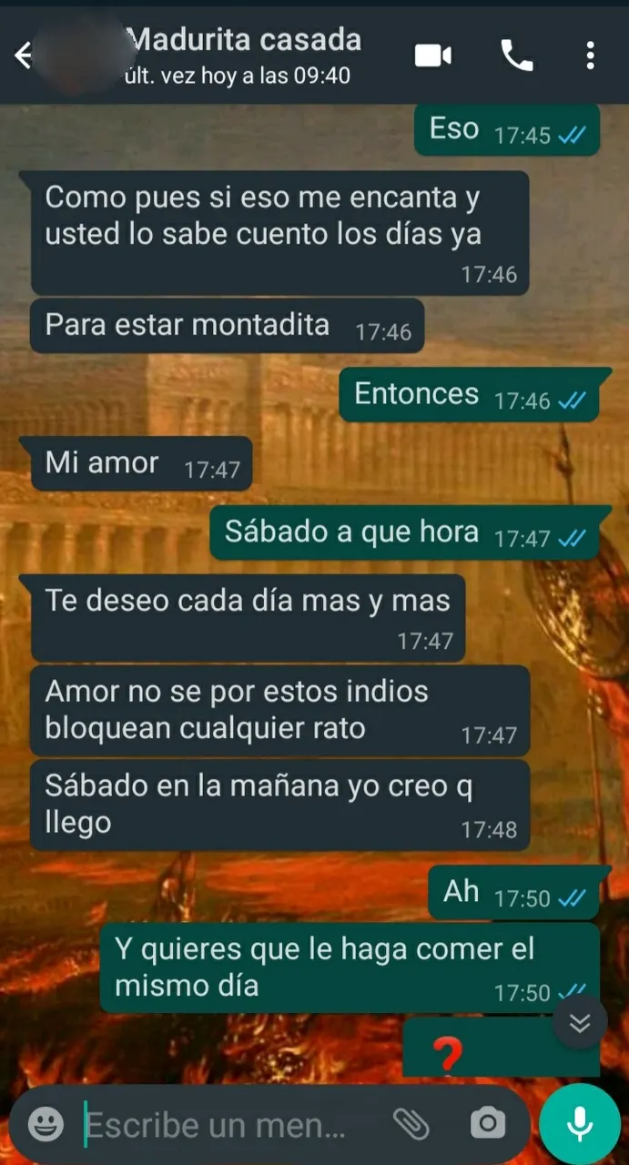 Cuando ella quiere mi pene hay que darle gusto satisfacción