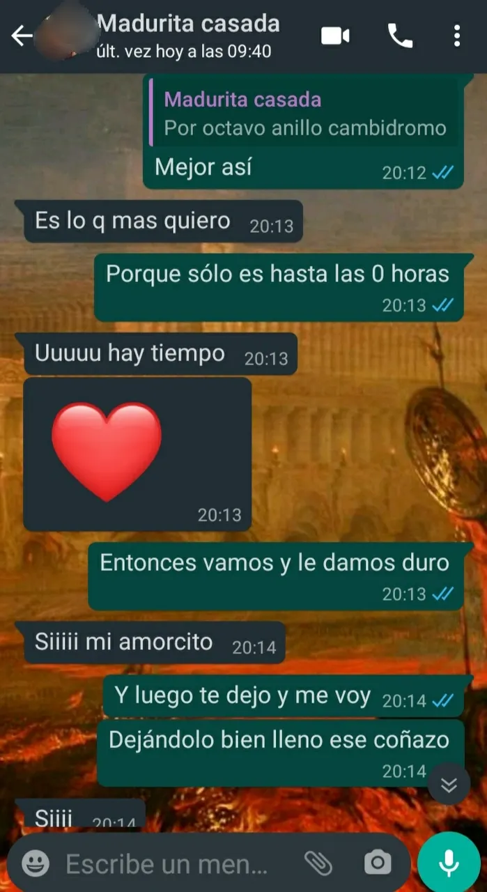 Cuando ella quiere mi pene hay que darle gusto satisfacción