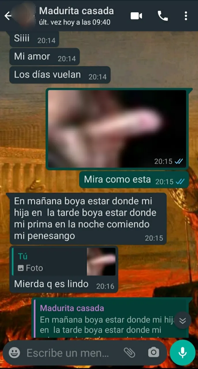 Cuando ella quiere mi pene hay que darle gusto satisfacción