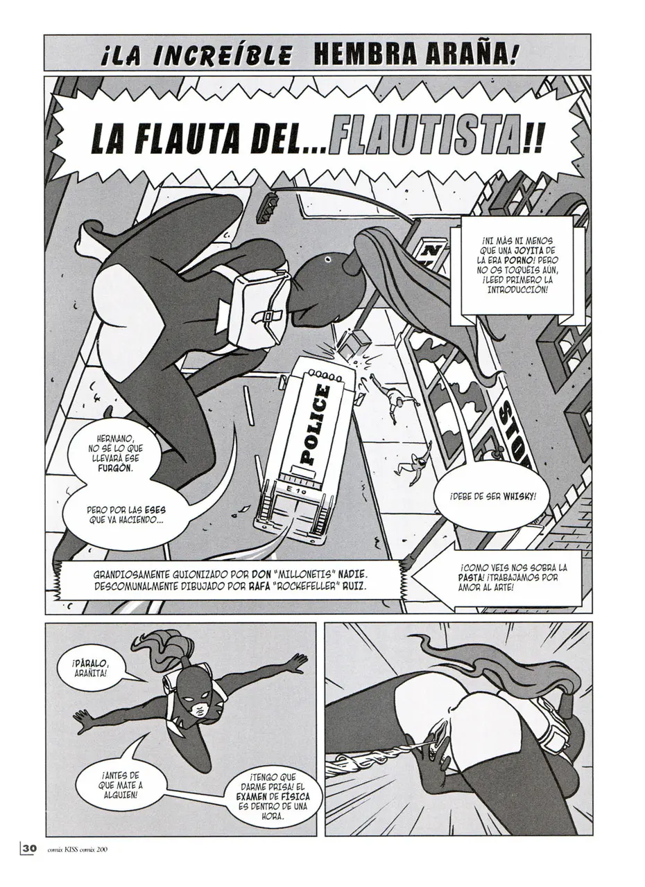 La Flauta del Flautista. La increíble Hembra Araña.